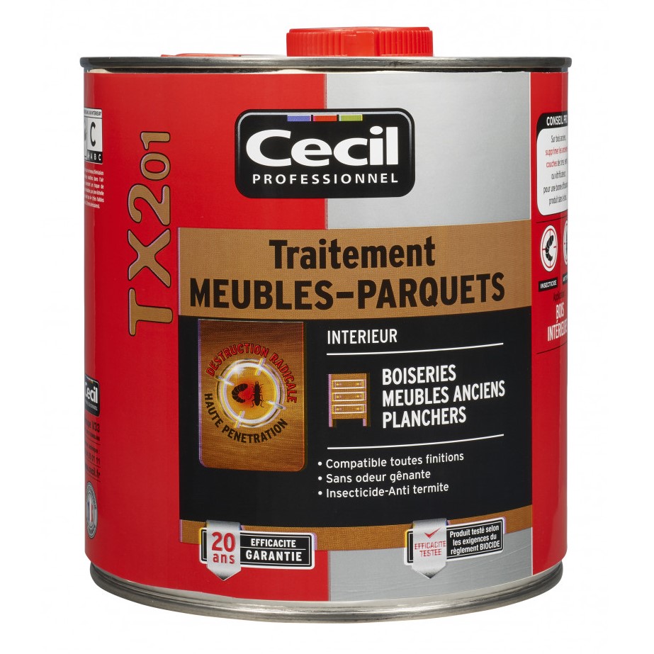 CECIL - Traitement meubles et parquets TX201 - 1L