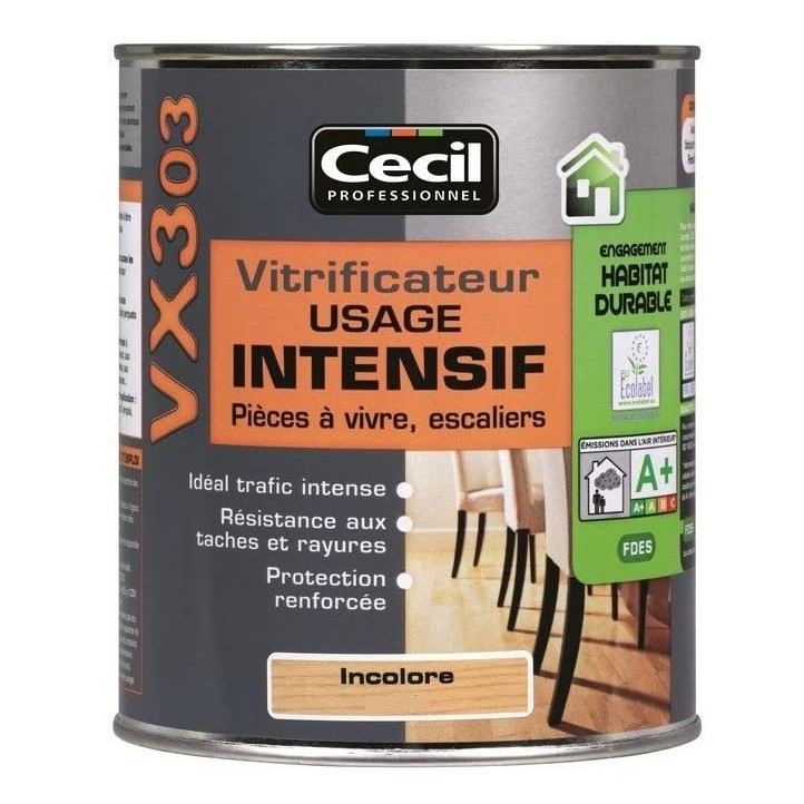 CECIL - Vitrificateur usage intensif - mat - VX303 - 1L