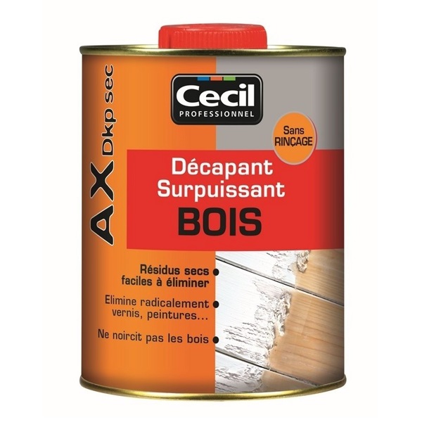 CECIL - Décapant surpuissant AXDkp Sec bois - 1L