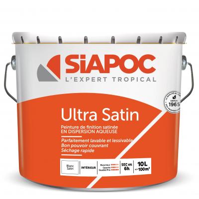 SIAPOC - Peinture ULTRA SATIN - blanc - 10L