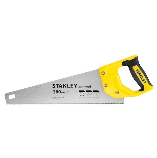 STANLEY - Scie égoïne universelle coupe fine SHARPCUT Long. 38cm