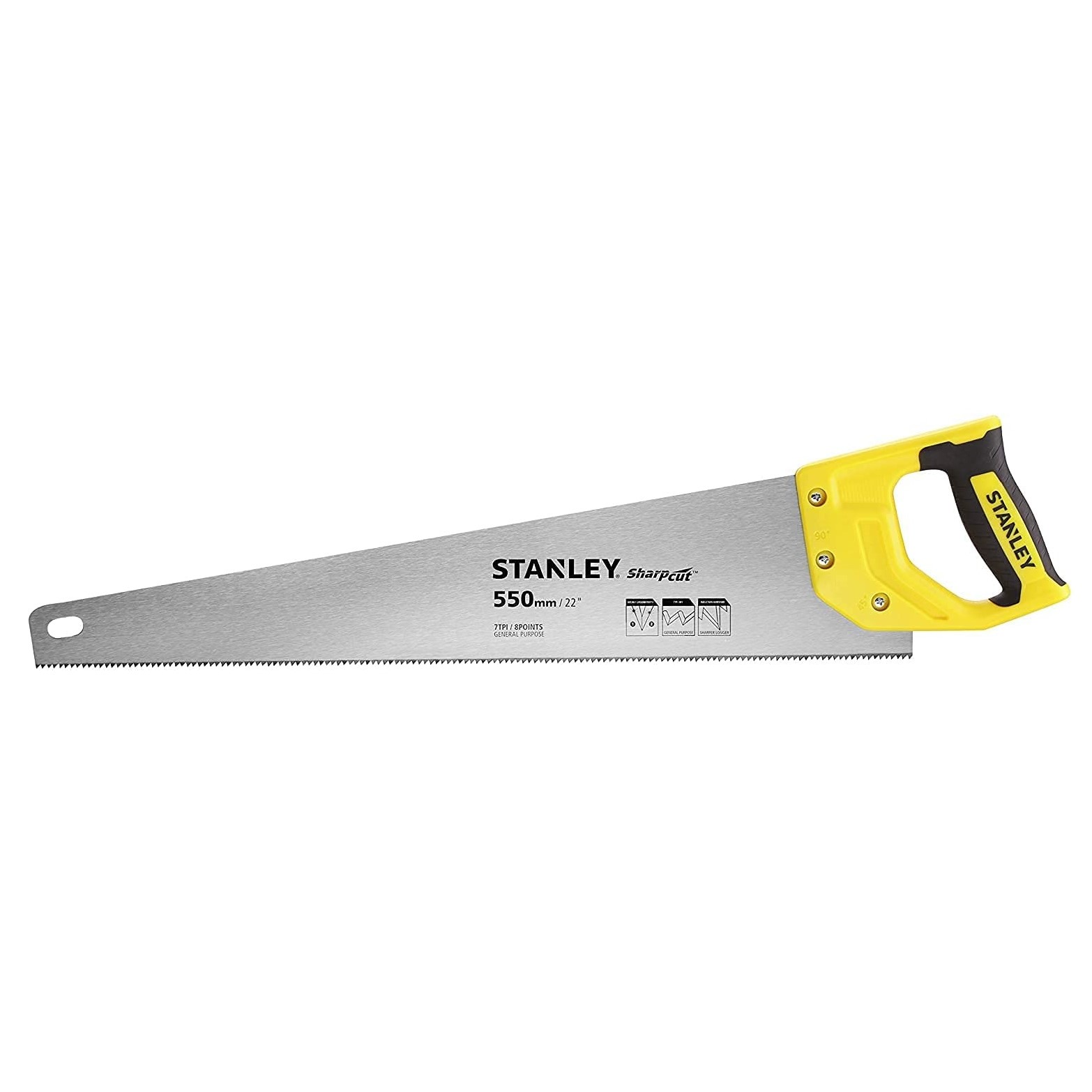 STANLEY - Scie égoïne universelle coupe de débit SHARPCUT Long. 55cm