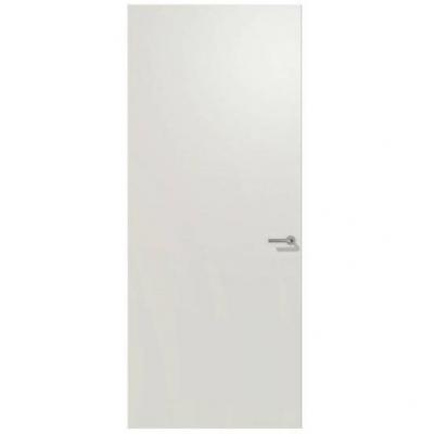 XIDOOR - Porte Berklon à recouvrement - poussant droit - blanc cristal - Ep. 4 x l. 65 x H. 204cm