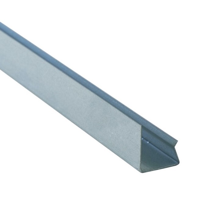 SINIAT - Rail PREGYMETAL contre-cloison 28 galva Long. 3m