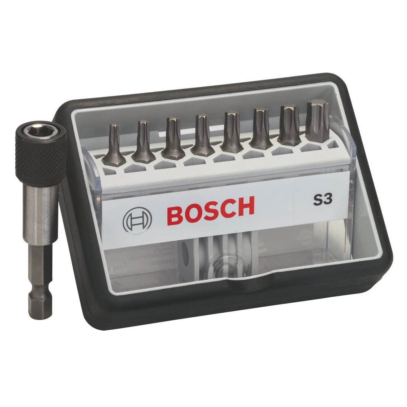 BOSCH - Coffret de 9 embouts de vissage Torx® + porte-embout