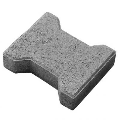 Pavé autobloquant H béton - gris - Ep. 5 x l. 16.5 x L. 20cm