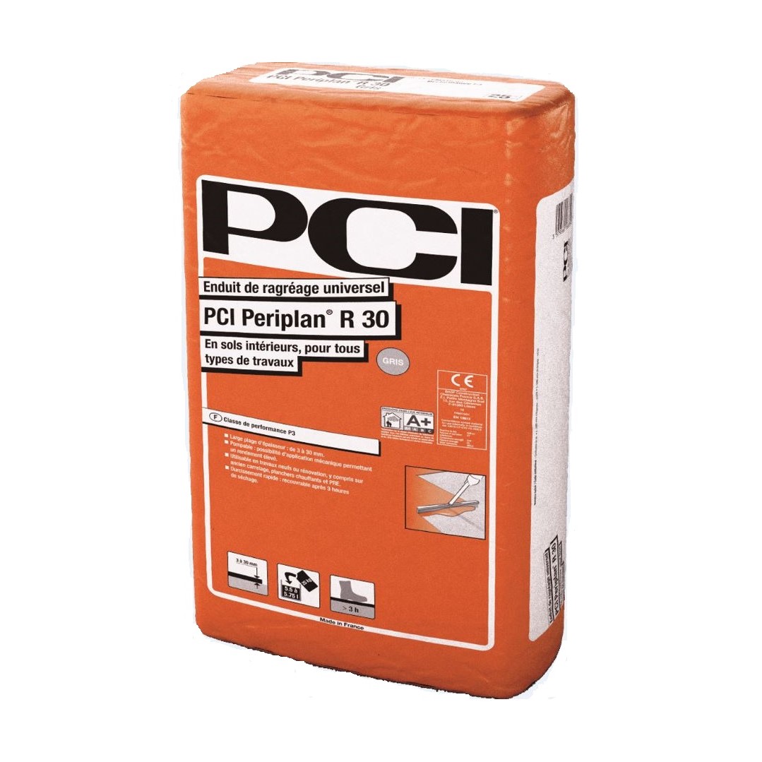 PCI - Enduit de ragréage universel Periplan® R 30 - 25kg