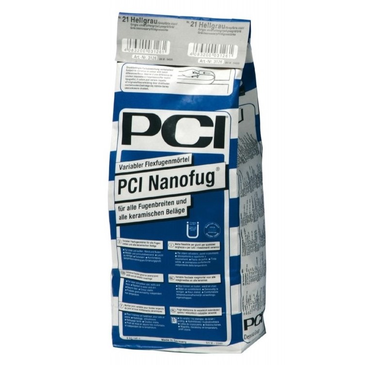 PCI - Mortier de jointoiement amélioré Nanofug® - gris ciment - sac de 4kg