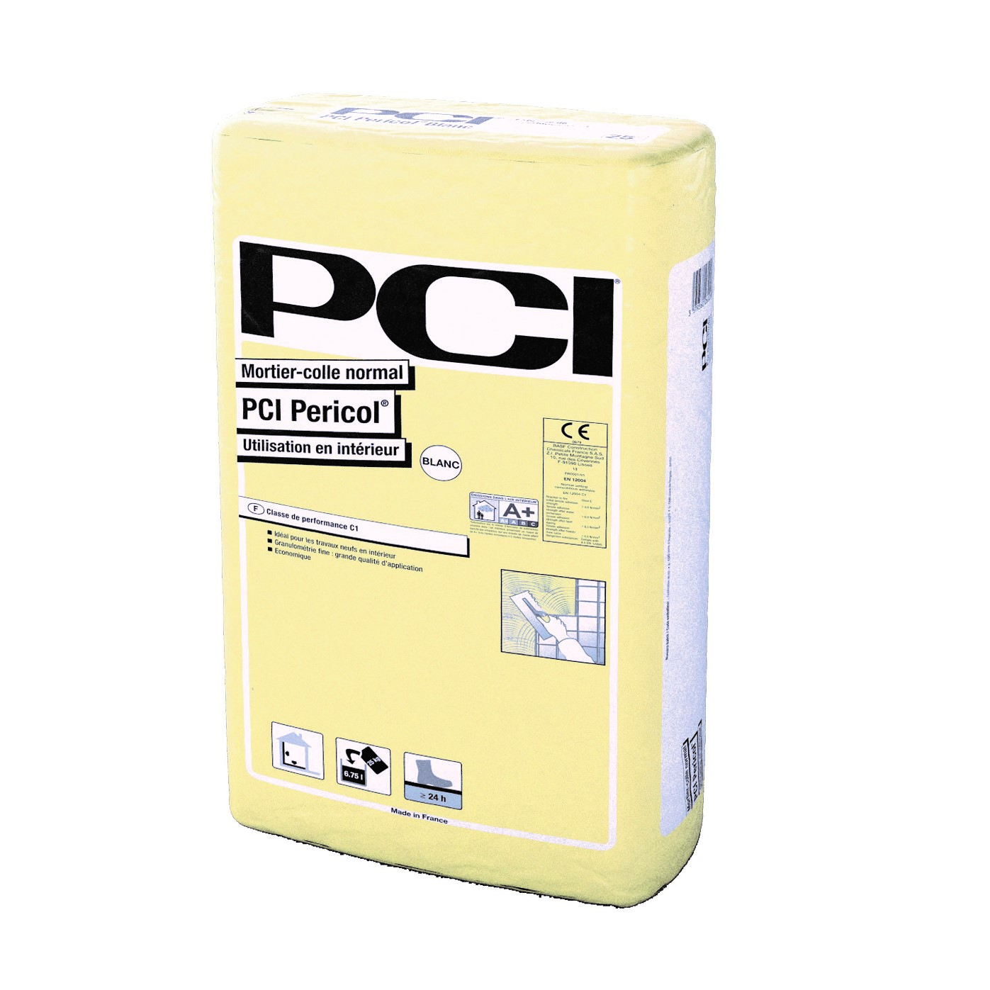 PCI - Mortier-colle normal Pericol® - blanc - sac de 25kg