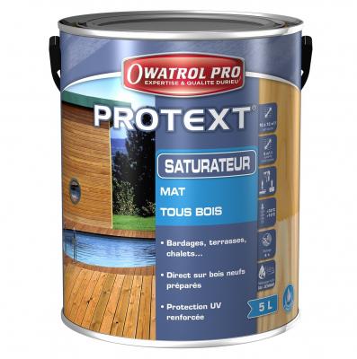 OWATROL® - Saturateur mat PROTEXT® tous bois - miel - 5L