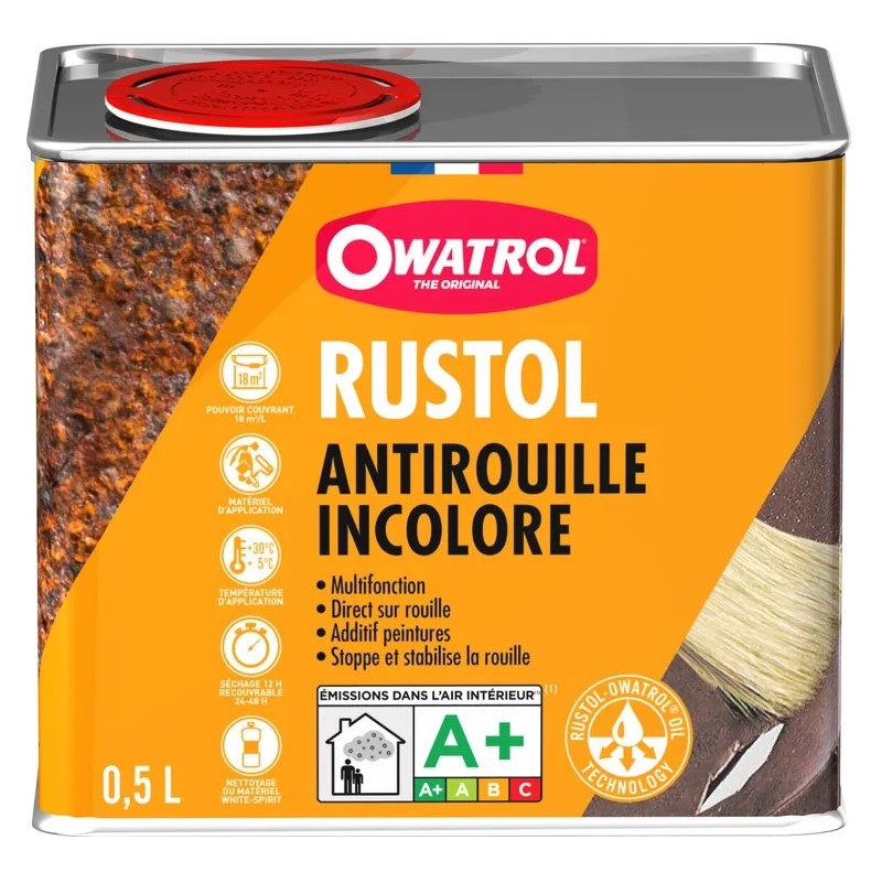 OWATROL® - Antirouille RUSTOL - incolore - 0.5L