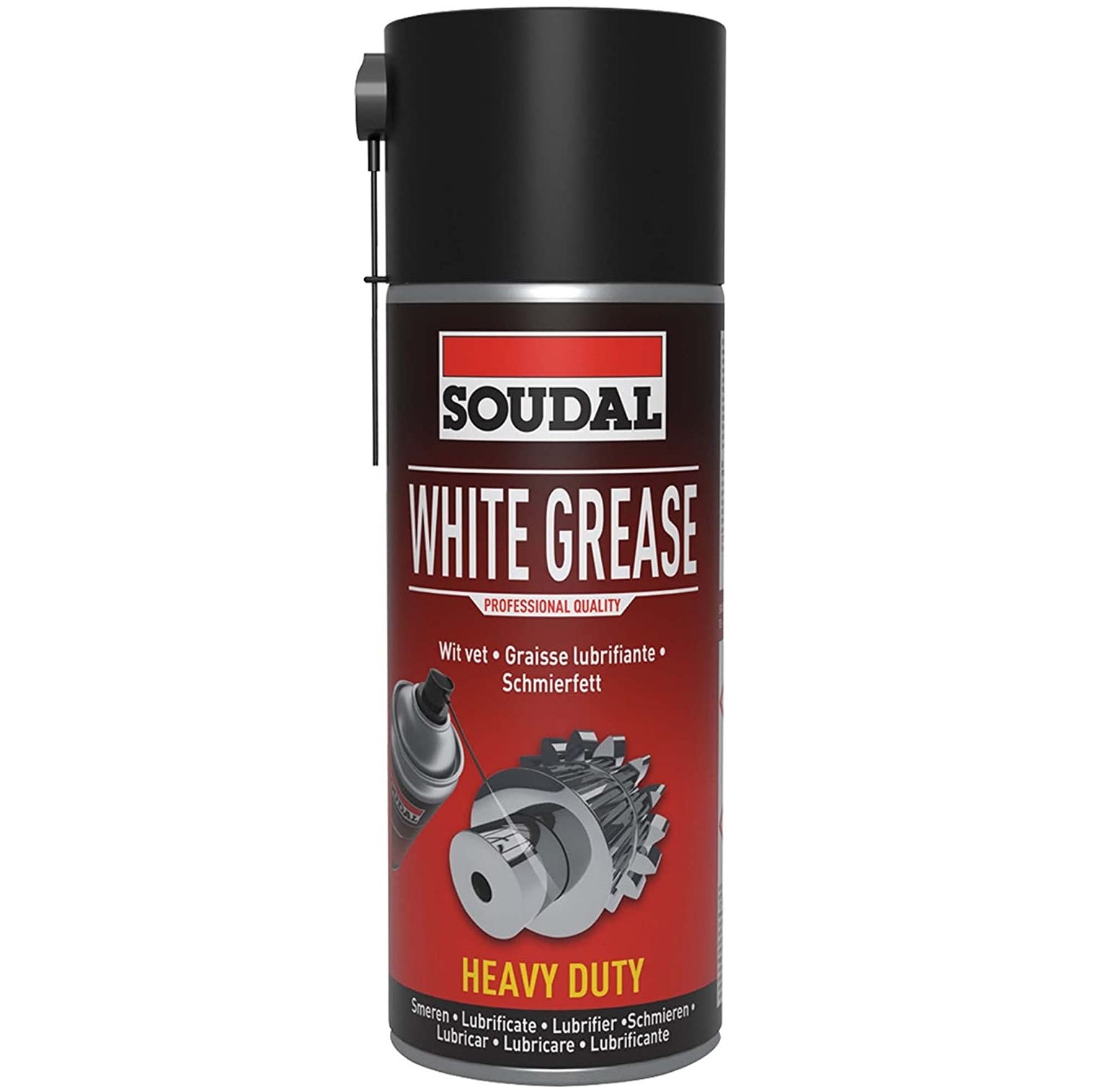 SOUDAL - Lubrifiant white grease spray - blanc - 400ml