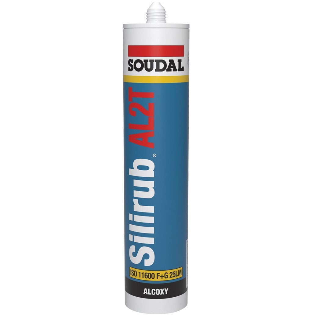 SOUDAL - Mastic-silicone Silirub AL2T - transparent - 300ml