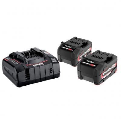 METABO - Set de 2 batteries Li-Power 18V 5.2Ah + chargeur