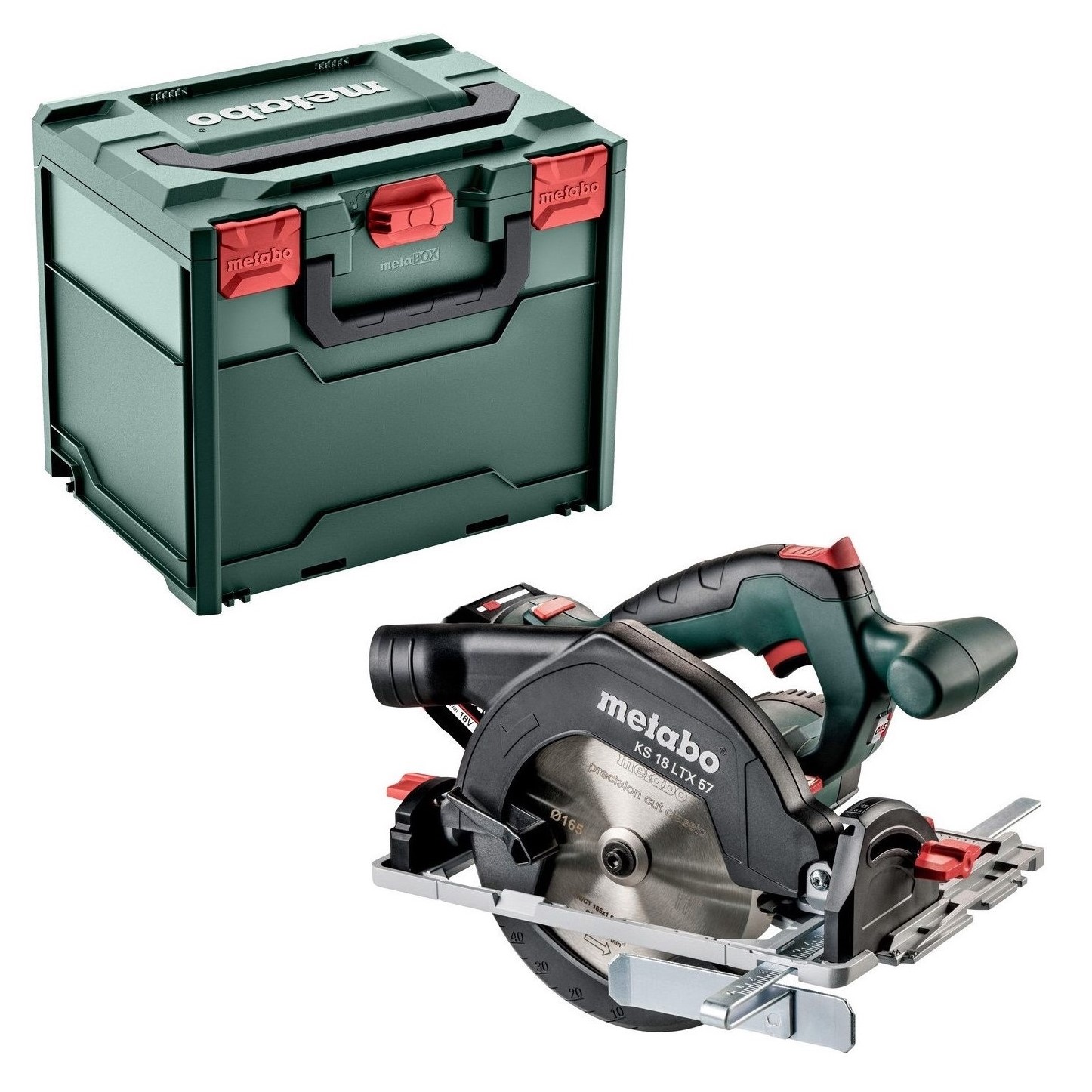 METABO - Scie circulaire portative sans fil KS 18 LTX 57 ø165mm