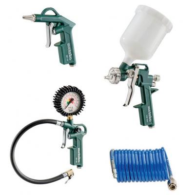 METABO - Set de 3 outils à air comprimé LPZ 4 SET + accessoires