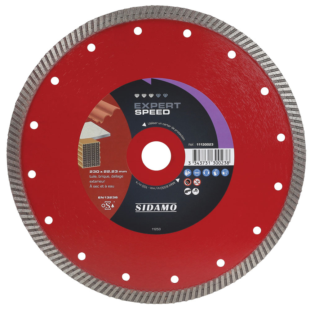 SIDAMO - Disque diamant Expert Speed ø230mm