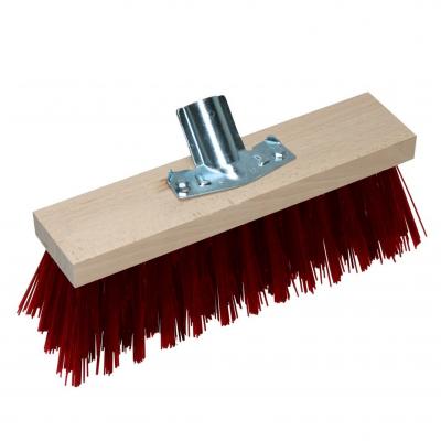 TALIAPLAST - Balai fibres crynovil rouge monture bois Long. 32cm