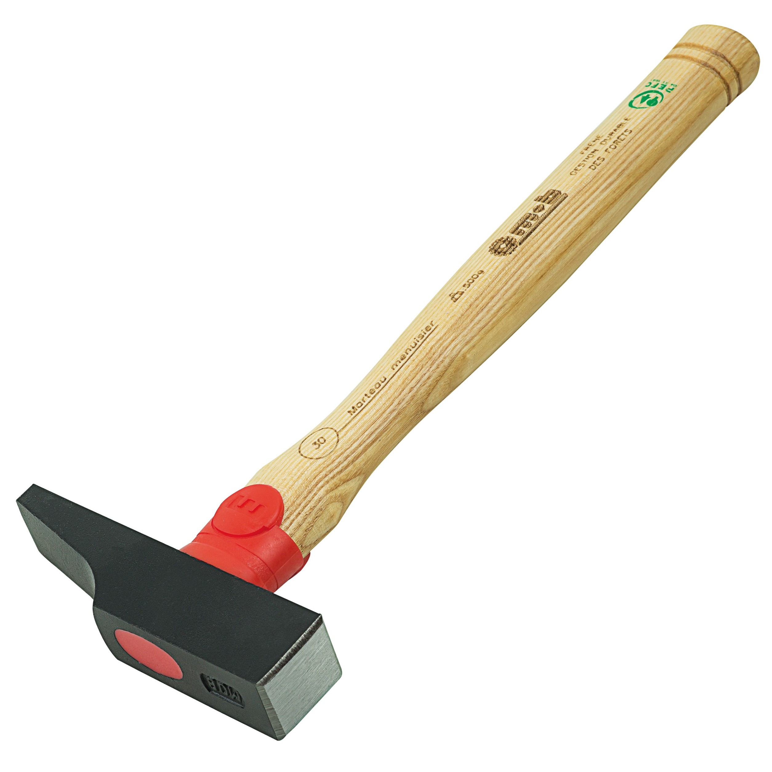 MOB - Marteau de menuisier + manche bois Long. 30cm - 500g