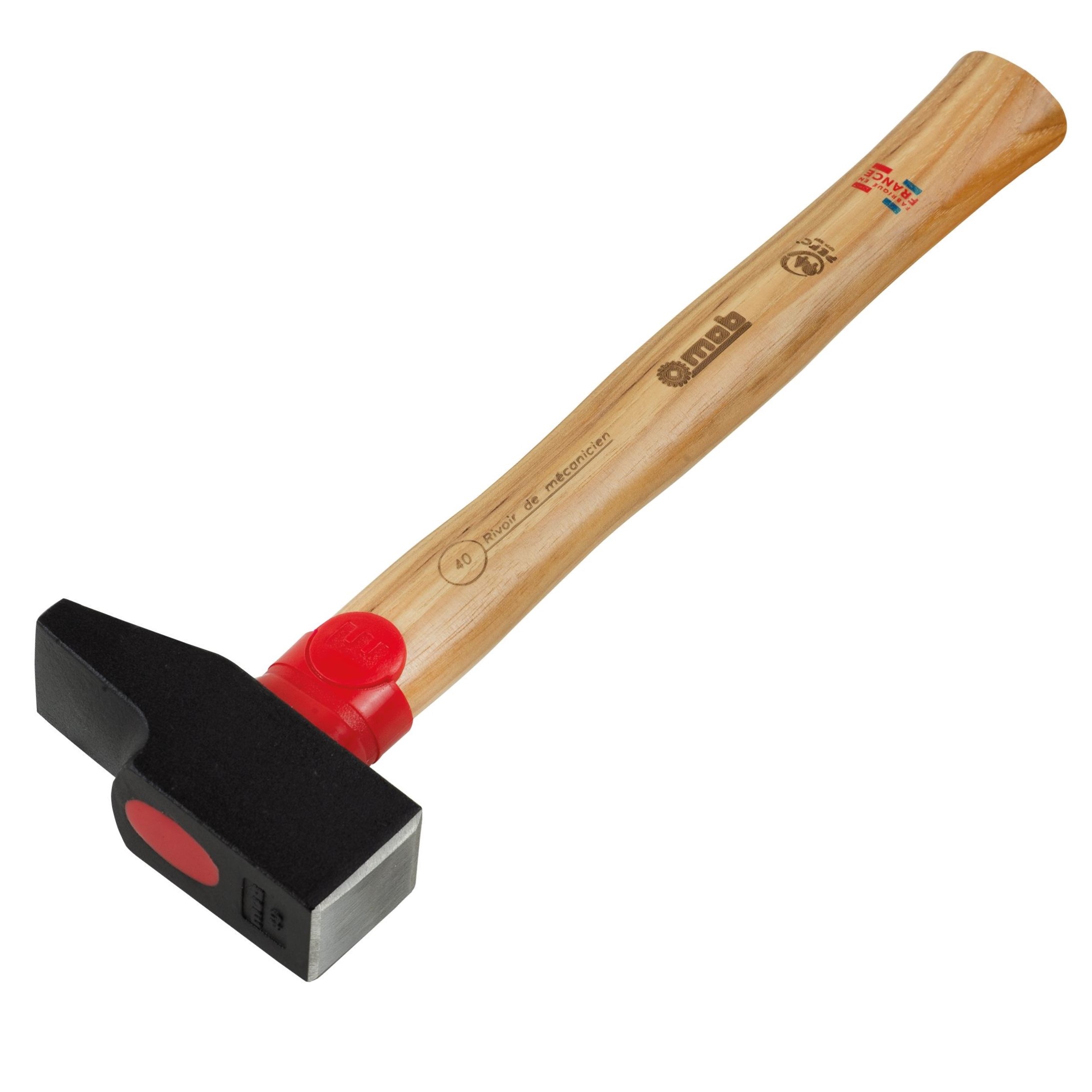 MOB - Marteau rivoir + manche bois Long. 26cm - 250g