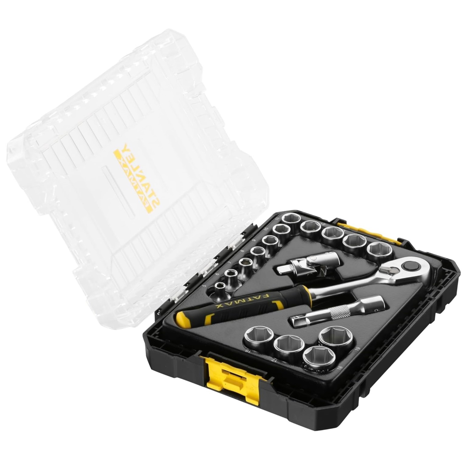 STANLEY - Coffret de 18 douilles + accessoires FATMAX®