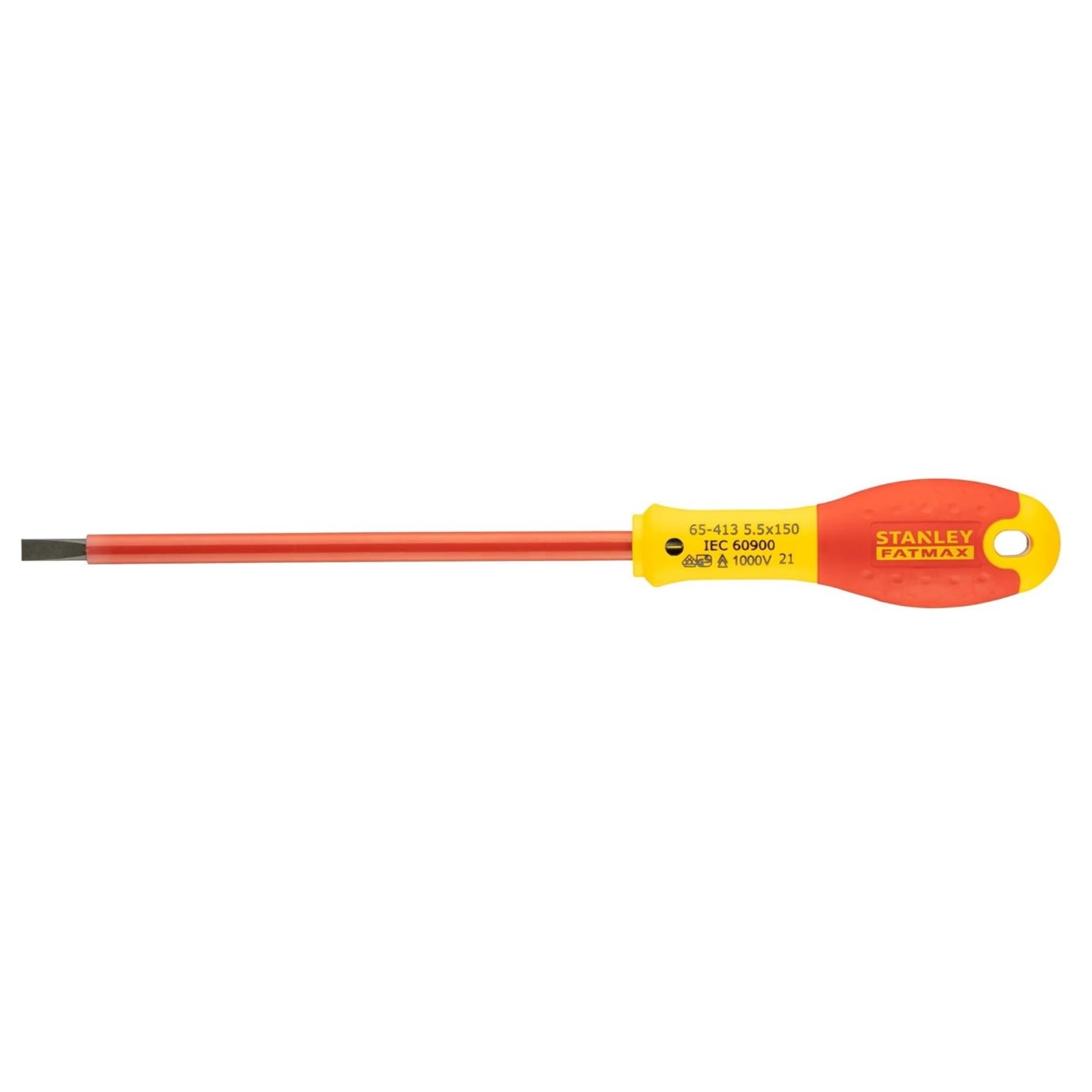 STANLEY - Tournevis isolé FATMAX® électricien 5.5 x 150mm