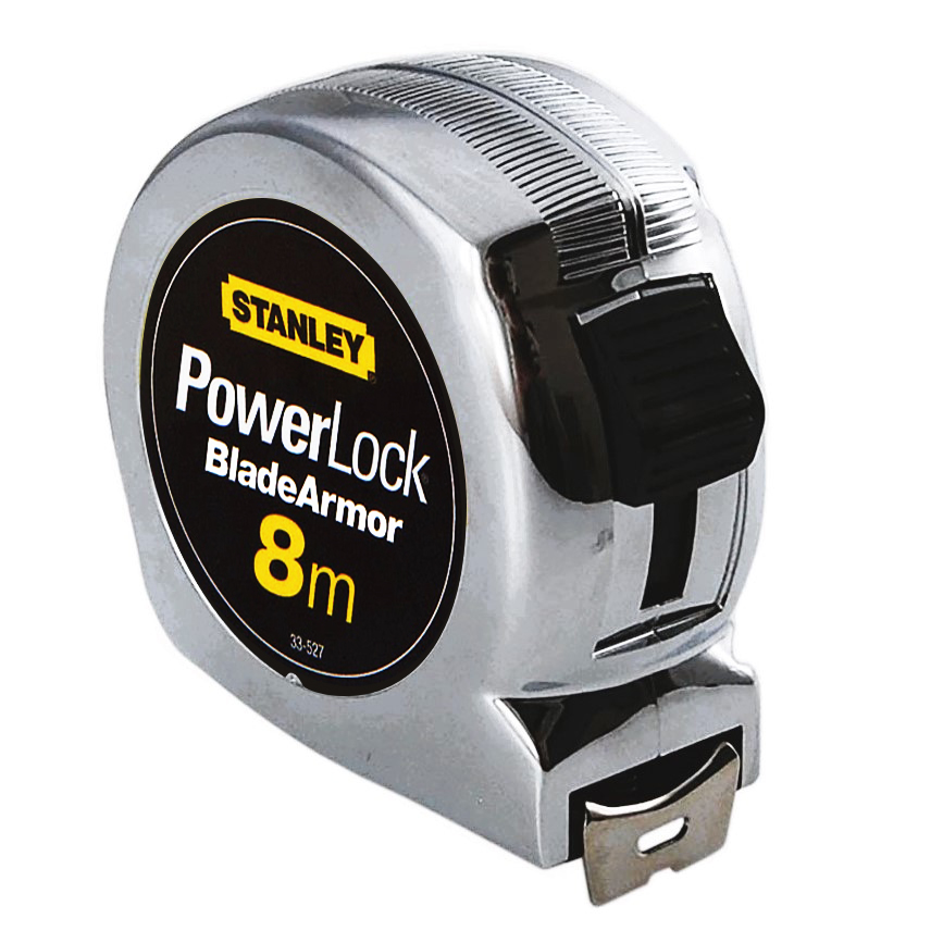 STANLEY - Mètre ruban PowerLock® Blade Armor l. 25mm x L. 8m